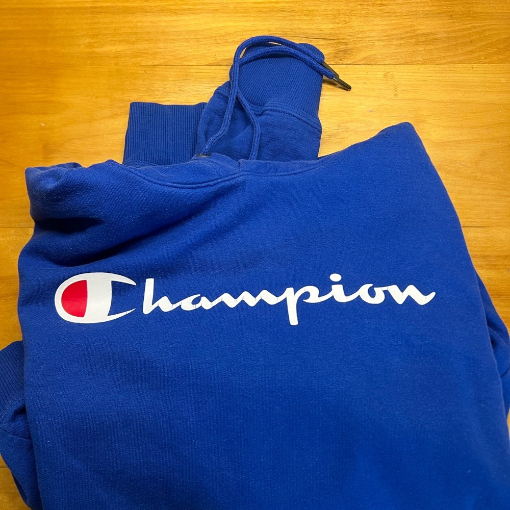 Champion Royal Blue Pullover Hoodie